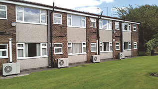 Photo of Condominium housing of demonstration site