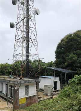 トライブリッド基地局の外観