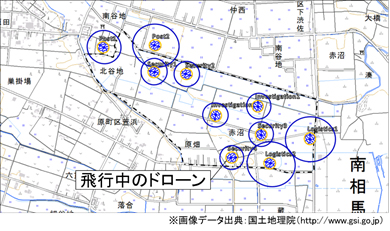 運航管理システムにおける飛行状況管理画面を表した図1