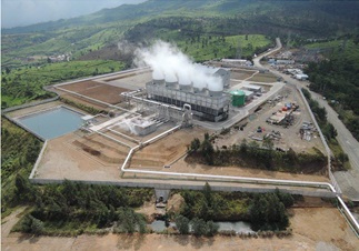 パトハ地熱発電所の外観写真