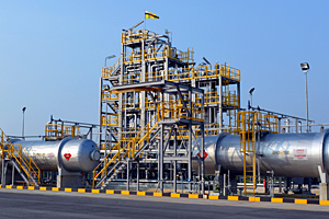 Photo of completed hydrogenation plant