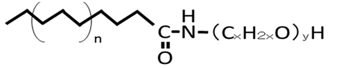 ポリオキシレン脂肪酸アミド誘導体のイメージ図