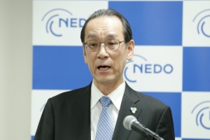 NEDO今井理事による開会挨拶の写真