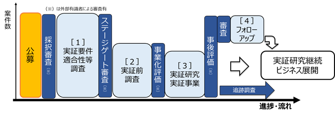 国際実証事業の図