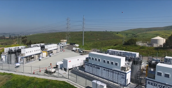 Fig.  Redox flow battery (RFB) system installed in California