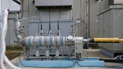 Figure 3. Photograph of Terminal of tri-axial superconducting cable