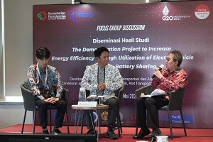 助成先PT. HPP ENERGY INDONESIAが発表する様子の写真
