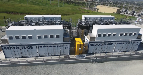 Photo of Microgrid operation with a large-scale battery system on an in-service distribution network (Demonstration in the U.S. state of California)