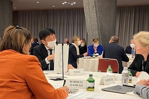 Funding Agency Presidents’ Meetingに参加する和田理事の写真