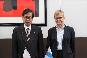 Chairman Ishizuka and Director General, CEO, Business FinlandKopola