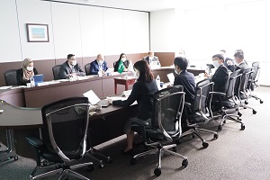 Photo of discussion during meeting