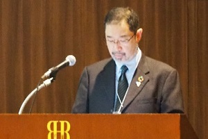 NEDO及川副理事長の開会挨拶の写真
