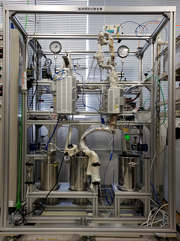 HiJET技術水素化装置の写真