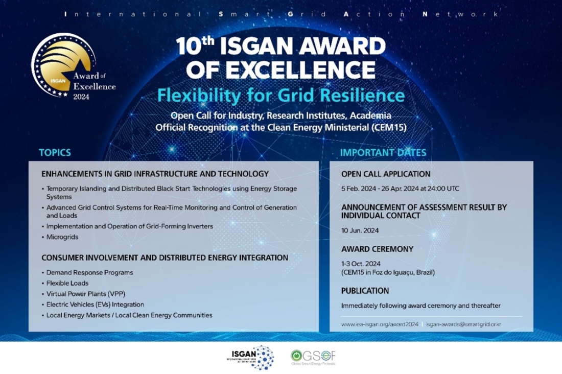ISGAN Award of Excellence 2024の概要画像