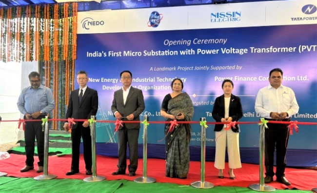 Photo of delegates from each organization participating in the ribbon-cutting ceremony.