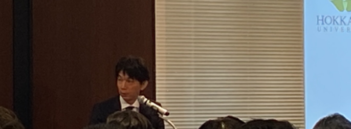 北海道大学　能村教授の写真