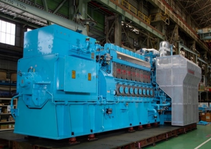 川崎重工製エンジン外観の写真