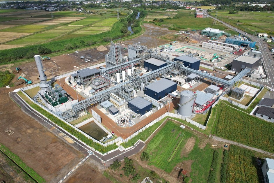 図1　「柏崎水素パーク」実証プラント空撮写真