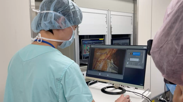 図3　手術室での実証の様子の写真