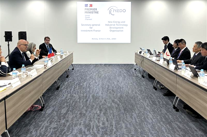 ネドとフランス首相府投資事務総局との面談の様子の写真
