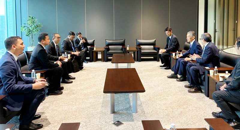 ネドとインドネシア高等教育科学技術省との面談の様子の写真