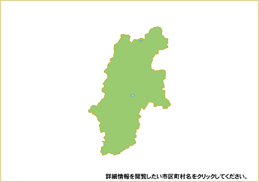 日本における10kW以上かつ総出力20kW以上の風力発電設備の分布図（長野県）